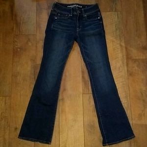 American eagle jeans kick boot size 4